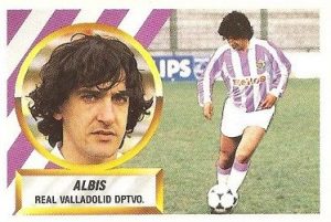 Liga 88-89. Albis (Real Valladolid). Ediciones Este.
