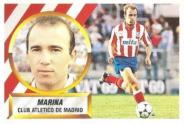 Liga 88-89. Marina (Atlético de Madrid). Ediciones Este.