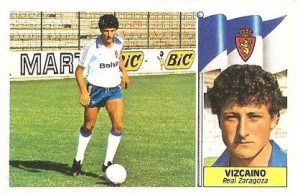 Liga 86-87. Vizcaino (Real Zaragoza). Ediciones Este.