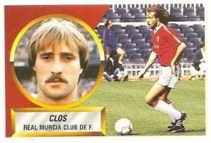 Liga 88-89. Fichaje Nº 31 Clos (Real Murcia). Ediciones Este.