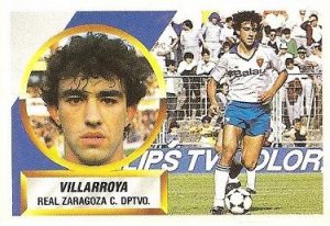 Liga 88-89. Villarroya (Real Zaragoza). Ediciones Este.