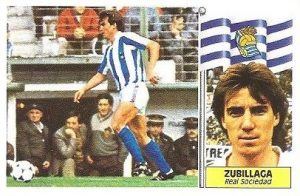 Liga 86-87. Zubillaga (Real Sociedad). Ediciones Este.