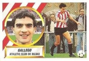 Liga 88-89. Gallego (Ath. Bilbao). Ediciones Este.