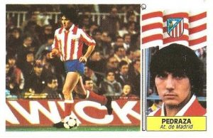 Liga 86-87. Pedraza (Atlético de Madrid). Ediciones Este.