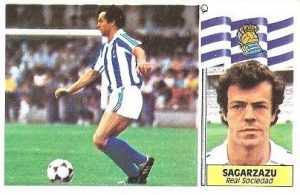 Liga 86-87. Sagarzazu (Real Sociedad). Ediciones Este.