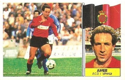 Liga 86-87. Amer (R.C.D. Mallorca). Ediciones Este.