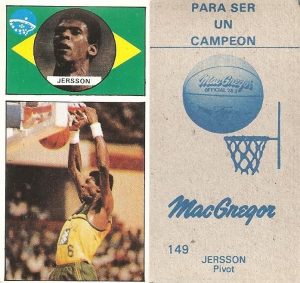 Baloncesto 1986-1987. Gerson (Brasil). Ediciones J. Merchante.