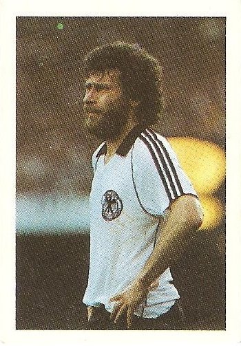 Eurocopa 1984. Breitner (República Federal Alemania). Editorial Fans Colección.