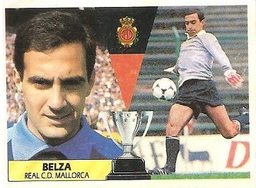 Liga 87-88. Belza (R.C.D. Mallorca). Ediciones Este.