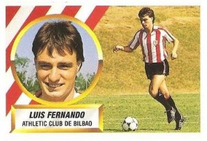 Liga 88-89. Luis Fernando (Ath. Bilbao). Ediciones Este.