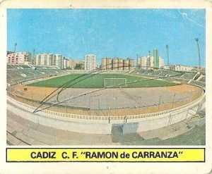 Liga 81-82. Estadio Ramón de Carranza (Cádiz C. F.). Ediciones Este.