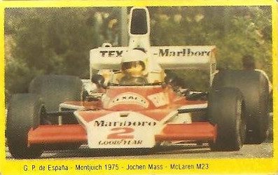 Grand Prix Ford 1982 . Jochen Mass (McLaren). (Editorial Danone).