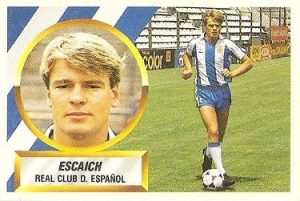 Liga 88-89. Escaich (R.C.D. Español). Ediciones Este.