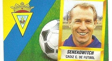 Liga 88-89. Senekowitch (Cádiz C.F.). Ediciones Este.