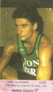 Liga Baloncesto 1985-1986. Villcampa (Ron Negrita Juventud). Chicle Gumtar.
