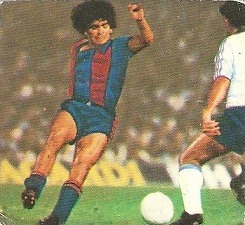 Liga 82-83. Fichaje Nº 6 Maradona (F.C. Barcelona). Ediciones Este.