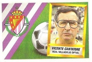 Liga 88-89. Vicente Cantatore (Real Valladolid). Ediciones Este.