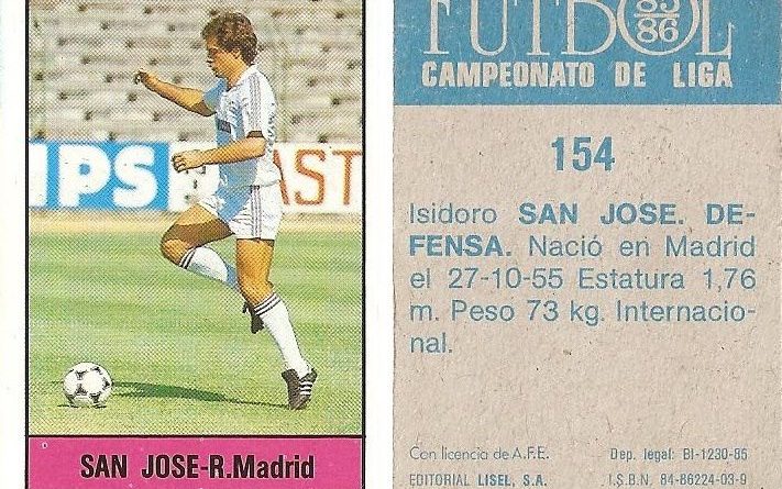 Fútbol 85-86. Campeonato de Liga. Editorial.
