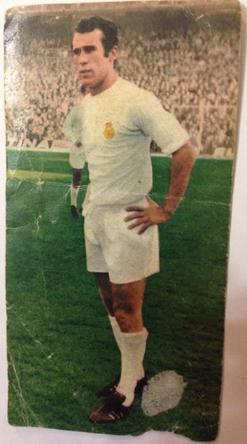 Campeonatos Nacionales Fútbol 1970. Liga 1969-70. Amancio (Real Madrid). Edtorial Ruiz Romero. 📸 Felipe Castañeda.