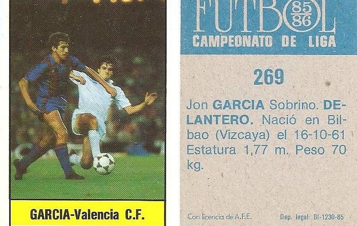 Fútbol 85-86. Campeonato de Liga. Editorial Lisel