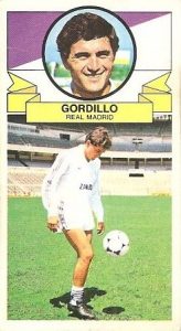 Liga 85-86. Gordillo (Real Madrid) Ediciones Este.