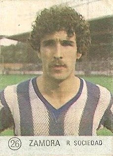 1983 Selección de Fútbol Liga. Zamora (Real Sociedad). Editorial Mateo Mirete.