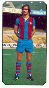 Campeonato de Liga 1977-78. Amarillo (F.C. Barcelona). Ediciones Este. 📸: Grupo de Facebook Nuestros álbumes de cromos.