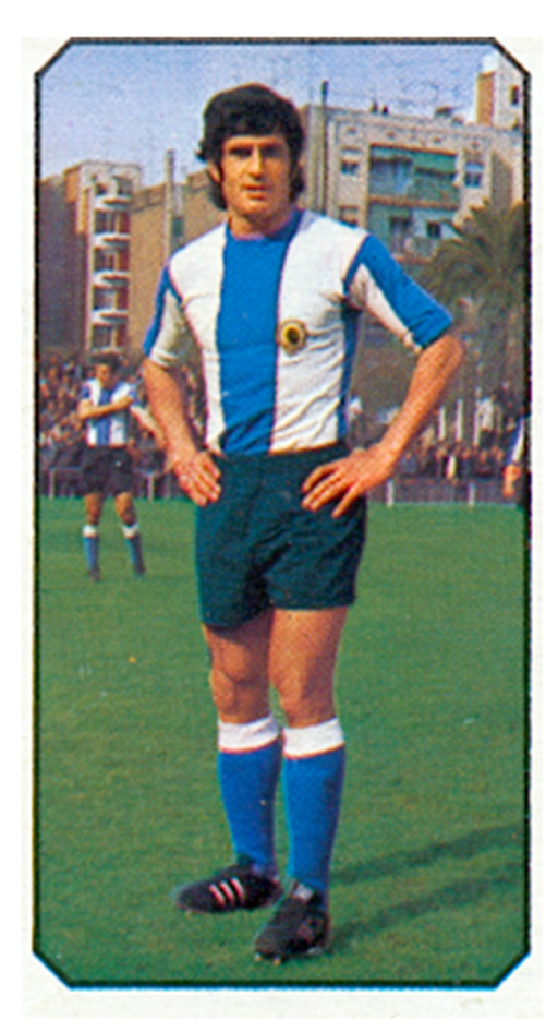 Liga 1977-78. José Antonio (Hércules C.F.) Ediciones Este. 📸: Grupo de Facebook Nuestros álbumes de cromos.