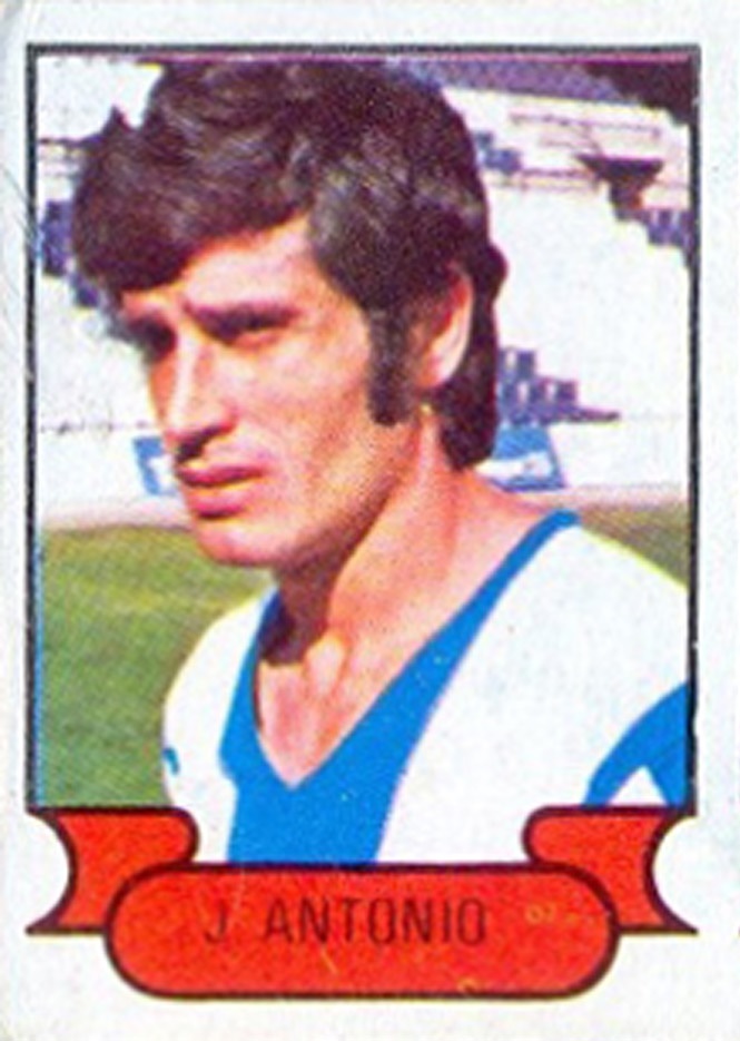Liga 1978-79. José Antonio (Hércules C.F.) Editorial Ruíz Romero. 📸: Grupo de Facebook Nuestros álbumes de cromos.