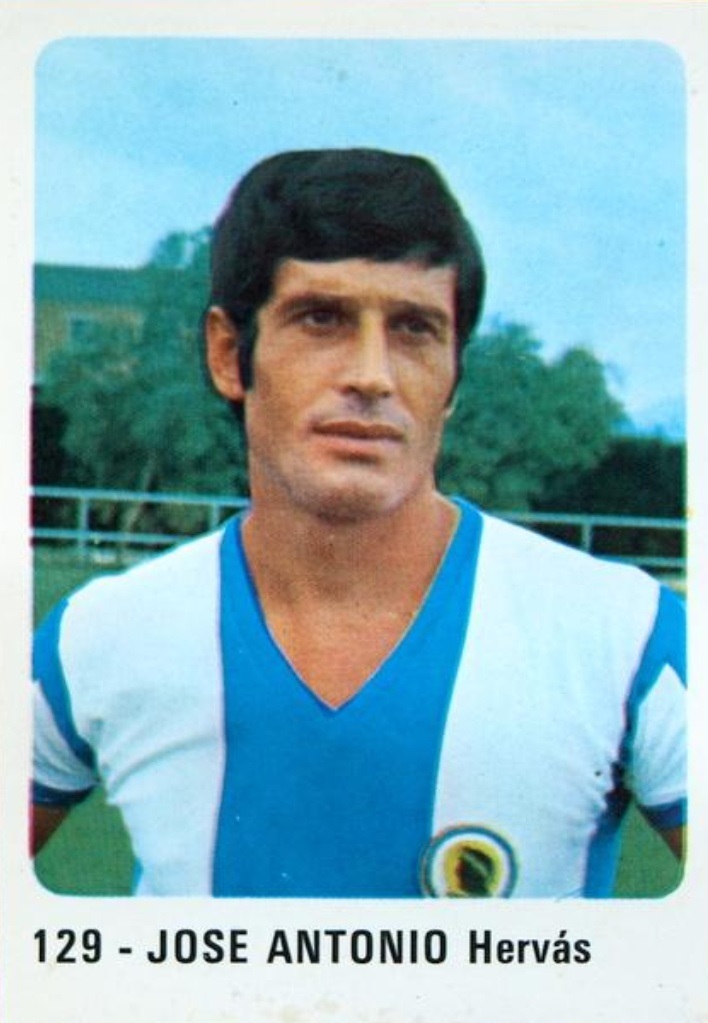 Liga 1980-81. José Antonio (Hércules C.F.) Editorial Cromo Crom. 📸: Grupo de Facebook Nuestros álbumes de cromos.