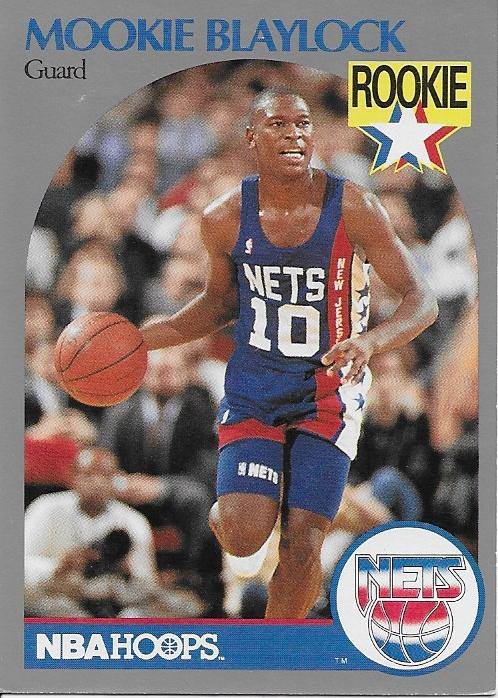 Basketball Card 1989 -1990. Mookie Blaylock (New Jersey Nets). NBA Hoops. 📸: Emilio Rodriguez Bravo.