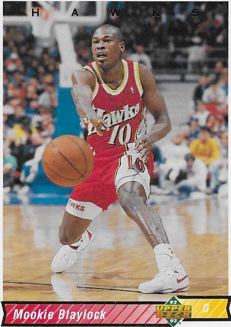Basketball Card NBA 1991 - 1992. Mookie Blaylock (Atlanta Hawks). Upper Deck. 📸: Emilio Rodríguez Bravo.