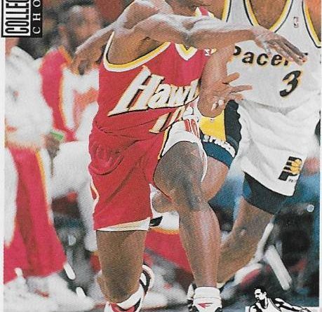 Collector´s Choice NBA 1994 -1995. Mookie Blaylock (Atlanta Hawks). Upper Deck. 📸: Emilio Rodríguez Bravo.