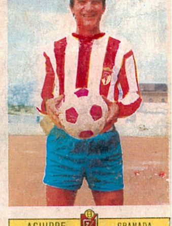 Liga 73-74. Aguirre Suárez (Granada C.F.). Ediciones Este. 📸: Toni Izaro.