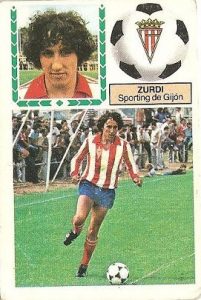 Liga 83-84. Zurdi (Sporting de Gijón). Ediciones Este.