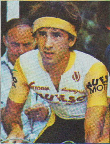 1983. Vuelta Ciclista - Ases Internacionales del Pedal. Sabino Angoitia (Zahor). (Editorial J. Merchante - Chocolates Hueso). 📸: Grupo de Facebook Nuestros álbumes de cromos.