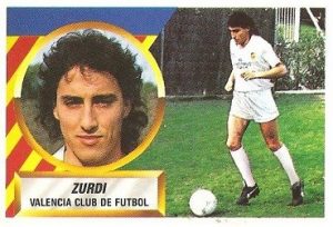 Liga 88-89. Zurdi (Valencia C.F.). Ediciones Este.