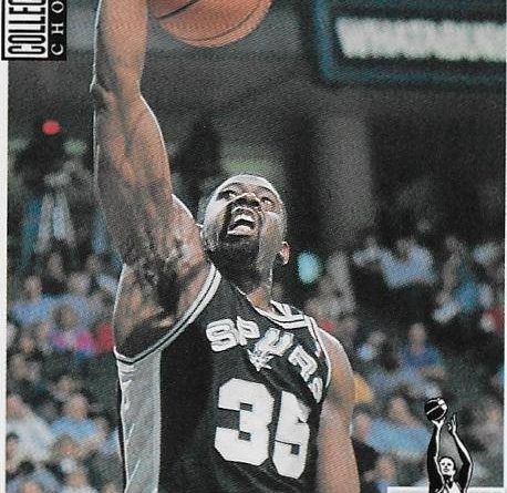 Collector´s Choice NBA 1994 -1995. Antoine Carr (San Antonio Spurs). Upper Deck. 📸: Emilio Rodríguez Bravo.