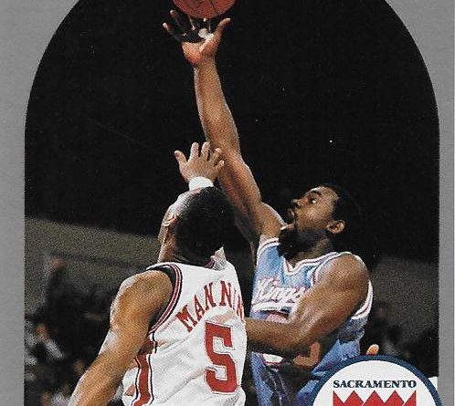 Cromos 1989 - 1990. Antoine Carr (Sacramento Kings). NBA Hoops. 📸: Emilio Rodríguez Bravo.