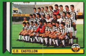 Fútbol 90. C.D. Castellón (C.D. Castellón). Ediciones Panini. 📸: Grupo de Facebook Nuestros álbumes de cromos.