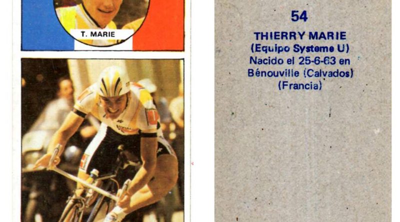 Vuelta ciclista, Ases del pedal. Thierry Marie (Systeme U). Editorial Merchante. 📸: Antonio Sevillano Gil.