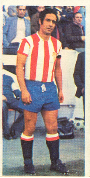 Liga 75-76. De Diego (Real Sporting de Gijón). Ediciones Este. 📸: Toni Izaro.