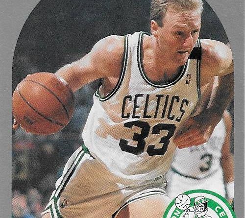 Cromos 1989 - 1990. Larry Bird (Boston Celtics. NBA Hoops. 📸: Emilio Rodriguez Bravo.