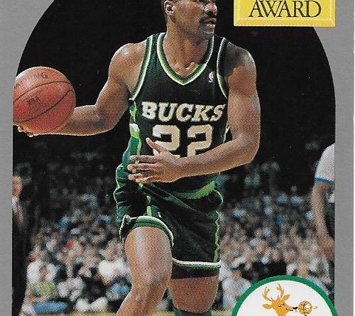 Cromos 1989 - 1990. Ricky Pierce (Milwaukee Bucks). NBA Hoops. 📸: Emilio Rodriguez Bravo.