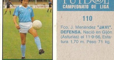 Fútbol 85-86. Campeonato de Liga. Javi (Real Club Celta de Vigo). Editorial Lisel.
