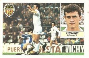 Liga 84-85. Fernando (Valencia C.F.). Ediciones Este.