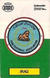 Mundial 1986. Escudo Iraq (Iraq). Ediciones Dubble Dubble.
