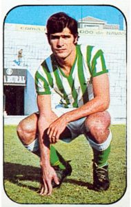 Liga 76-77. Biosca (Real Betis). Ediciones Este. 📸: Toni Izaro.