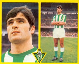 Liga 72-73. Biosca (Real Betis). Ediciones Este. 📸: Toni Izaro.