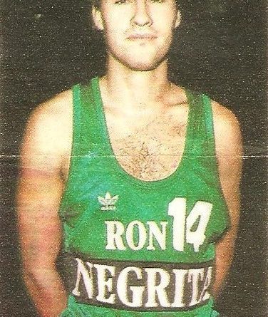 Liga Baloncesto 1985-1986. Miguel Ángel Abarca (Juventud de Badalona). Chicle Gumtar.